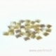 Synthetic Cat's Eye glass cabochon, coffee, 8x8 mm