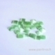 Synthetic Cat's Eye glass cabochon, light green, 8x8 mm