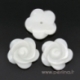 Shell bead "Flower", half drilled, 15x15 mm