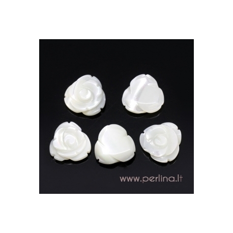 Kriauklės kabošonas "Gėlė", 10x10 mm