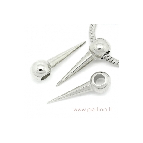 Pandora style bead "Spike", 30x10 mm
