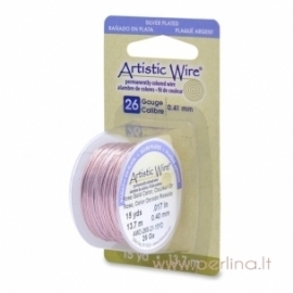 Varinė vielutė "Artistic Wire", raudono aukso sp., 0,4 mm, 13,72 m