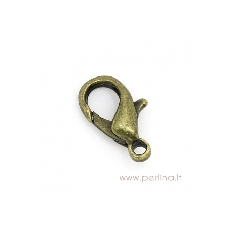 Antique Bronze Lobster Clasp, 10x6 mm