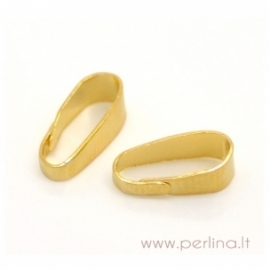Gold Plated Clip Bail, 11x4 mm