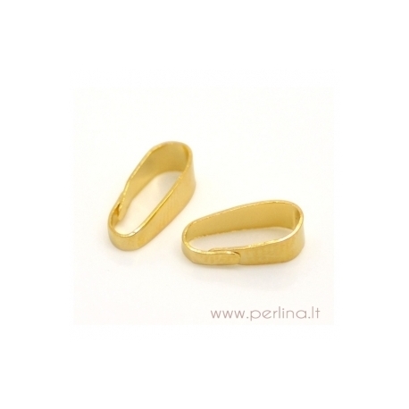 Gold Plated Clip Bail, 11x4 mm