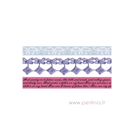 Meadow Lark Ribbon and Lace Trim, 3 pcs, 91,44 cm