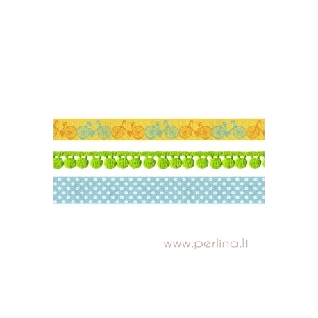 Sun Kiss Ribbon and Lace Trim, 3 pcs, 91,44 cm