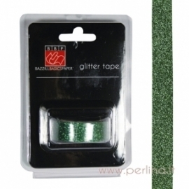 Glitter Tape Green, 2,7 m