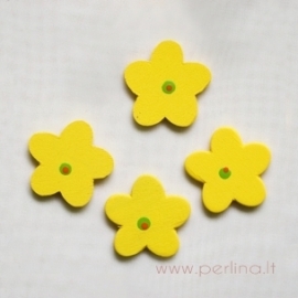 Satino gėlytė "Rožė", 2,2 cm