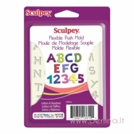 Flexible Push Mold - Letters & Numbers