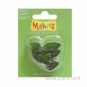 Dove Clay Cutters, 3 pcs