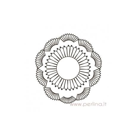 Clear stamp "Paintable Doily", 7,5 cm