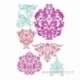 Clear stamp "Iron Works", 6 pcs