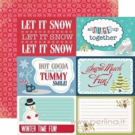 Paper "Let It Snow", 30,5x30,5 cm