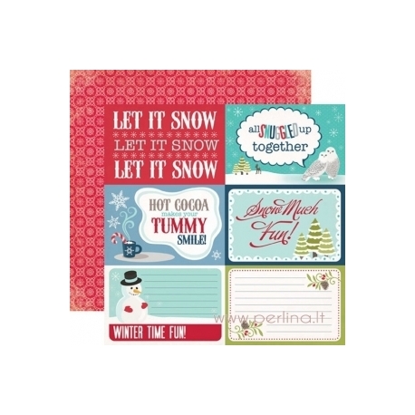Paper "Let It Snow", 30,5x30,5 cm