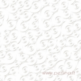Paper "Swirlpool - Bazzill White", 30,5x30,5 cm