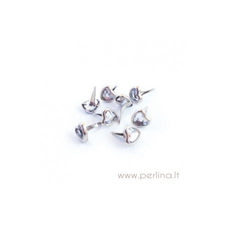 Brads "Diamond Heart", 15 pcs