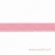 Grosgrain ribbon "Pink Dashed", 22 mm, 1 m