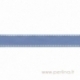 Grosgrain ribbon "Blue Dashed", 22 mm, 1 m