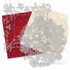 Masks "Flower 2", 20x20 cm, 2 pcs.