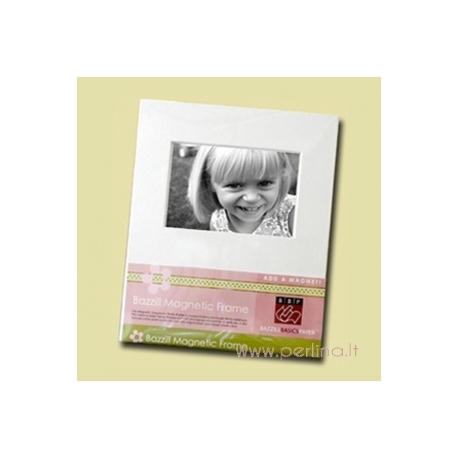 Large Magnetic Scrapbook Photo Frames - White, 22,9x30,5 cm