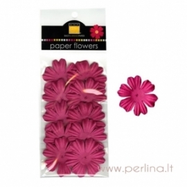 Paper flower petals "Primula Hot Pink", 10 pcs