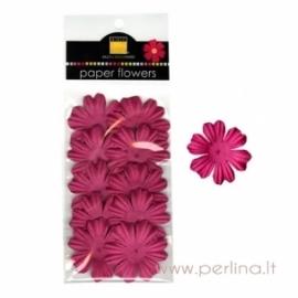 Popierinių gėlyčių žiedlapiai "Primula Hot Pink", 10 vnt.
