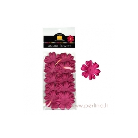Paper flower petals "Primula Hot Pink", 10 pcs
