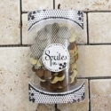 Paper flower petals "Sprites No 3 Chocolate", 36 pcs