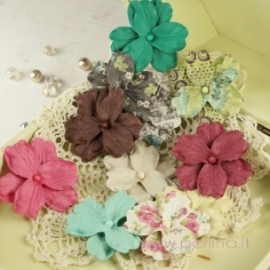 Popierinės gėlytės "Marri Collection Madeline", 12 vnt.