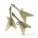 Pendant "Guitar", antique bronze, 7,6x3,3 mm
