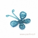 Pendant "Butterfly", blue, 4,6x4,2 cm