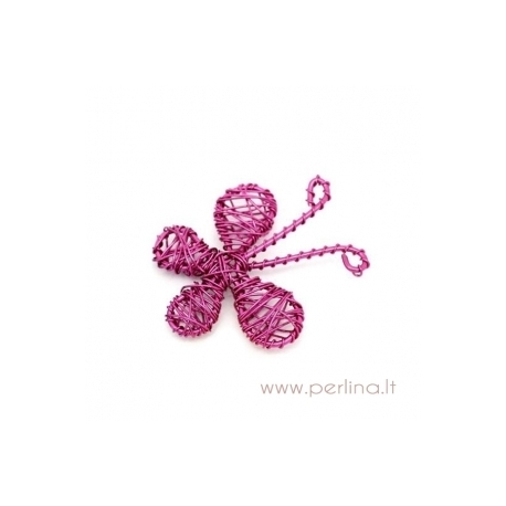 Pendant "Butterfly", pink, 4,6x4,2 cm
