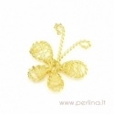 Pendant "Butterfly", yellow, 4,6x4,2 cm