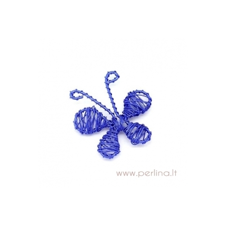 Pendant "Butterfly", dark blue, 4,6x4,2 cm