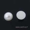 Akrilinis kabošonas, dramblio kaulo sp., 7 mm, 10 vnt.
