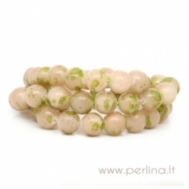 Synthetic gemstone, round, 8 mm