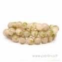 Synthetic gemstone, round, 8 mm