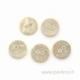 Resin button, natural, 13 mm