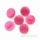 Resin button, fuchsia, 12 mm