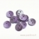 Wood button, dark purple, 15 mm