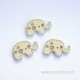 Wood button "Elephant", 29x19 mm