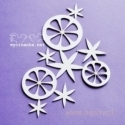 Chipboard "December Diary - decor", 1pc.