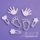 Chipboard "Little darling", 7 pcs