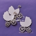 Chipboard "Little darling - child's stroller", 3 pcs