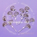Kartoninė detalė "Art nouveau - gėlių ornamentas", 4 vnt.