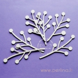 Chipboard "Summer flower 9", 6 pcs