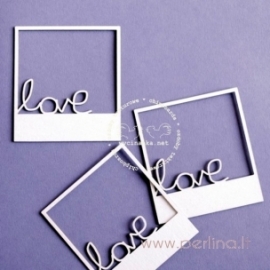 Chipboard "Photo Frame, patern 4", 3 pcs