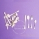 Chipboard "Flatware, small", 16 pcs