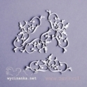 Chipboard "Wild Rose - ornaments", 4 pcs